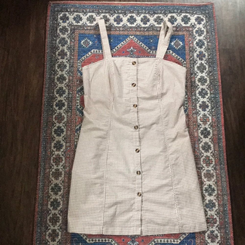 Forever 21 Checkered Minidress with Buttons